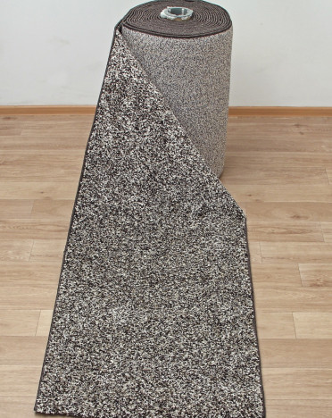 Ковер российский t600 Меринос PLATINUM (Фризе, серый)