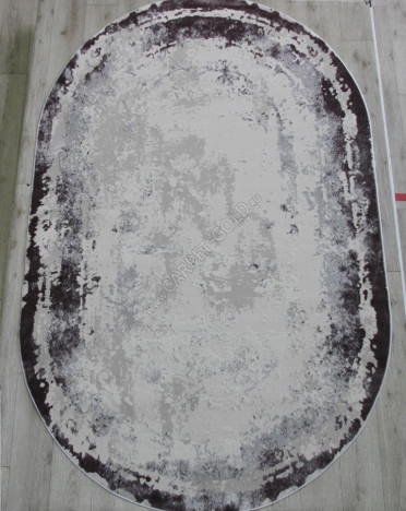 Ковер российский 36897J Rimma Lux (Хит-сет, фиолетовый, серый) овальный