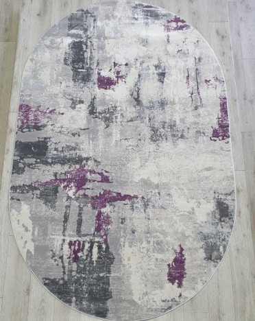 Ковер турецкий 36506A Amatis (Reis) (Акрил, фиолетовый, серый)