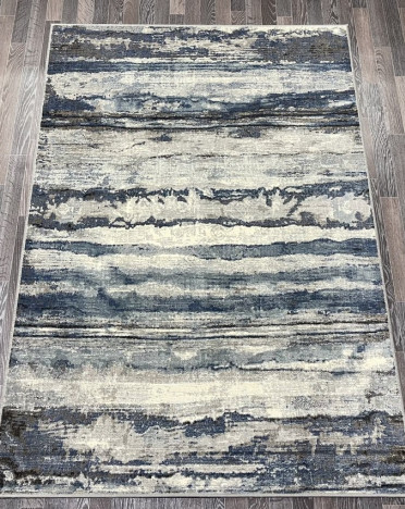 Ковер бельгийский 897005989 Matrix (Вискоза, голубой, кремовый)