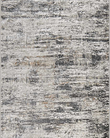 Ковер турецкий 38550A Eliza (полиэстер хит сет, серый, кремовый)