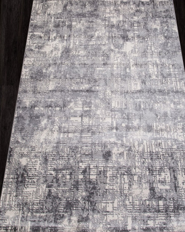 Ковер российский F050 TORNADO (Фризе, серый)