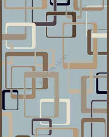 Ковер российский d254 Valencia Delux (Хит-сет, голубой)