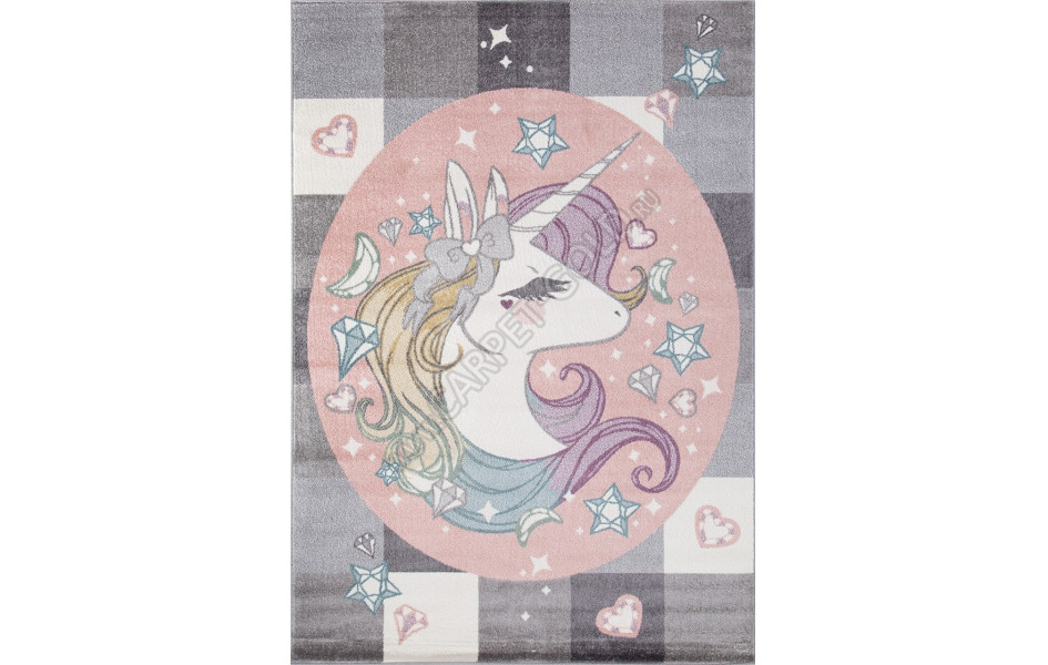 Детский ковер Единорог SOFIT 2394 - LIGHT GRAY