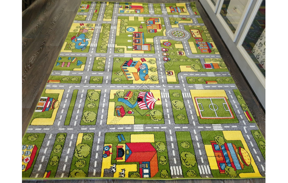 Детский ковер Фэнси ДИЗАЙН 20711 ЦВЕТ 22011 город с дорогами для машинок