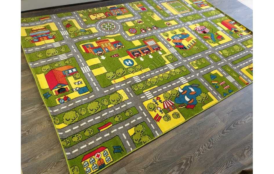 Детский ковер Фэнси ДИЗАЙН 20711 ЦВЕТ 22011 город с дорогами для машинок