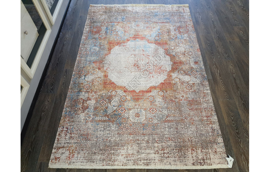 Безворсовый ковер лофт дизайн BANCO P1043 MULTI-MULTI