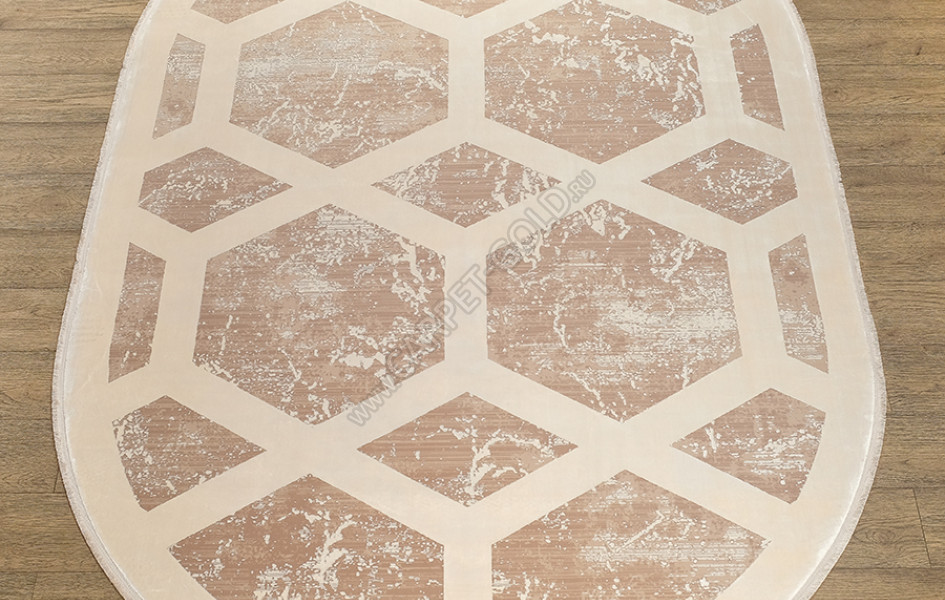 КОВРЫ ДИЗАЙН M570T ЦВЕТ SH_D_BEIGE / CREAM овал