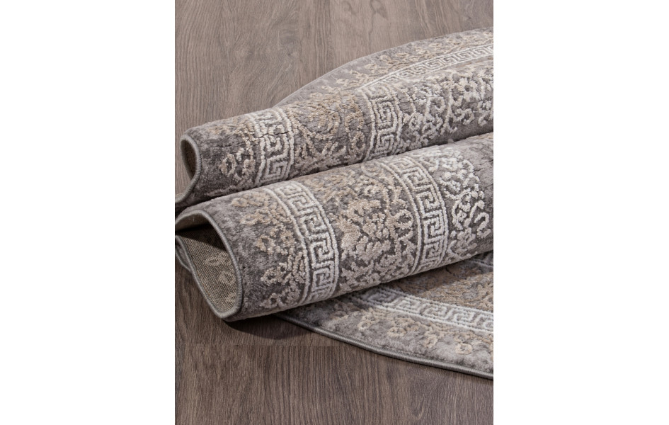 Ковер 04073C - GREY / BROWN - Овал - коллекция ARMINA