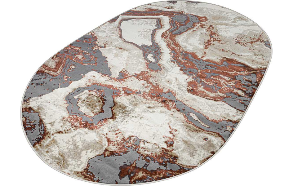 Турецкий ковер Regnum 37601A OVAL TERRA / L.BEIGE