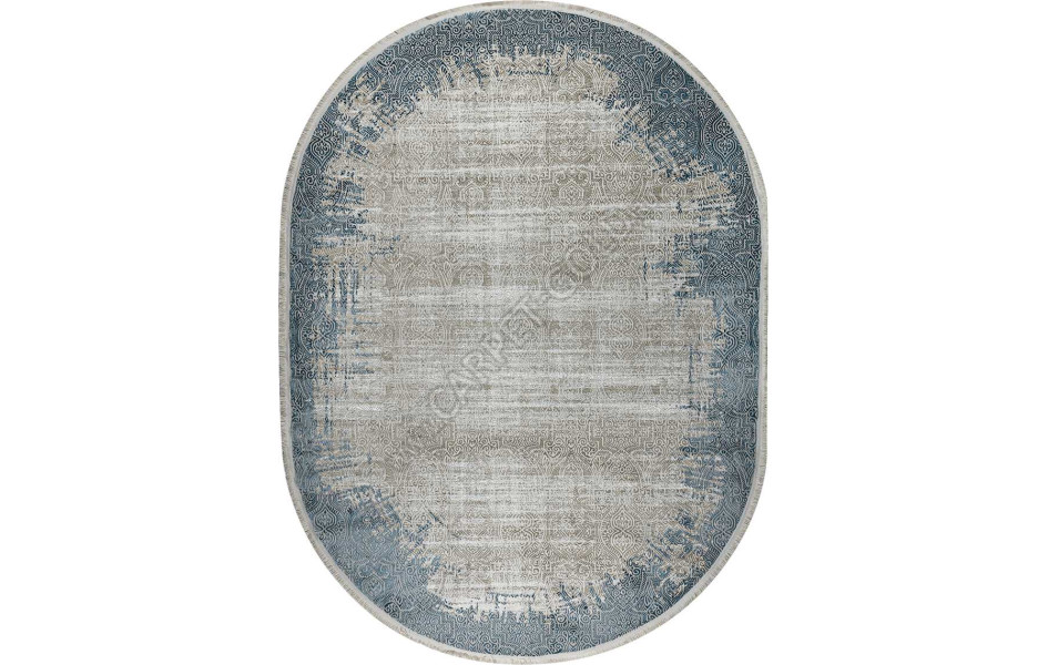 36949A OVAL BEIGE / BLUE Sanat Viscon