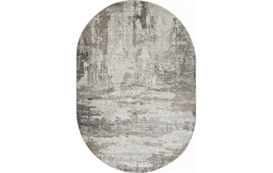Ковер F156 - BEIGE - Овал - коллекция TORNADO