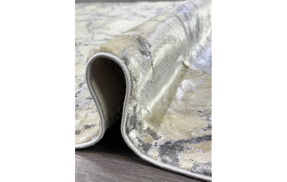 Ковер турецкий Lisa AA608A_IVORY ANTRASIT овал