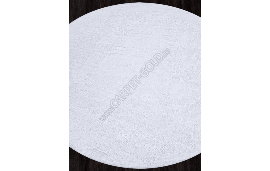 Ковер PX2000 - WHITE - Круг - коллекция RABBIT