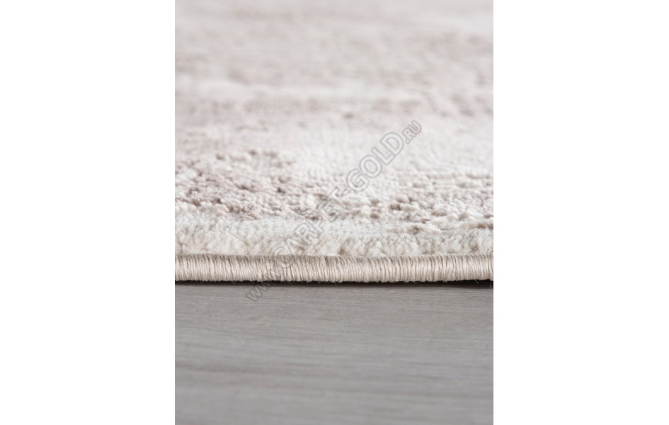 Ковер 38871 - 780 BEIGE / GREY - Овал - коллекция BRAND