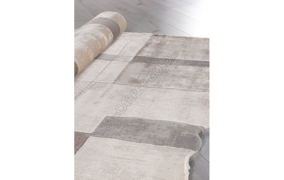 Ковер 00838C - GREY / BROWN - Прямоугольник - коллекция SAFIR